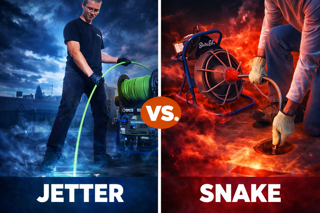 Sewer Jetter vs. Drain Snake