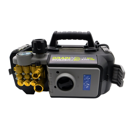 Drain Invader HD - Hand Carry Electric Sewer Jetter 2000 PSI, 1.7 GPM with Heavy Duty Pump