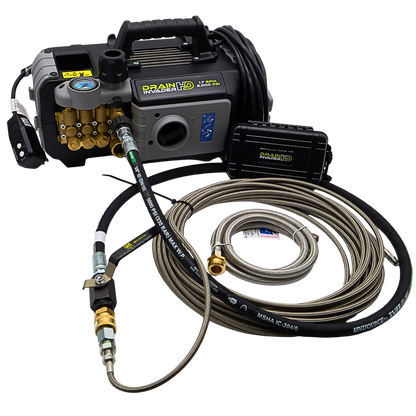 Drain Invader HD - Hand Carry Electric Sewer Jetter 2000 PSI, 1.7 GPM with Heavy Duty Pump
