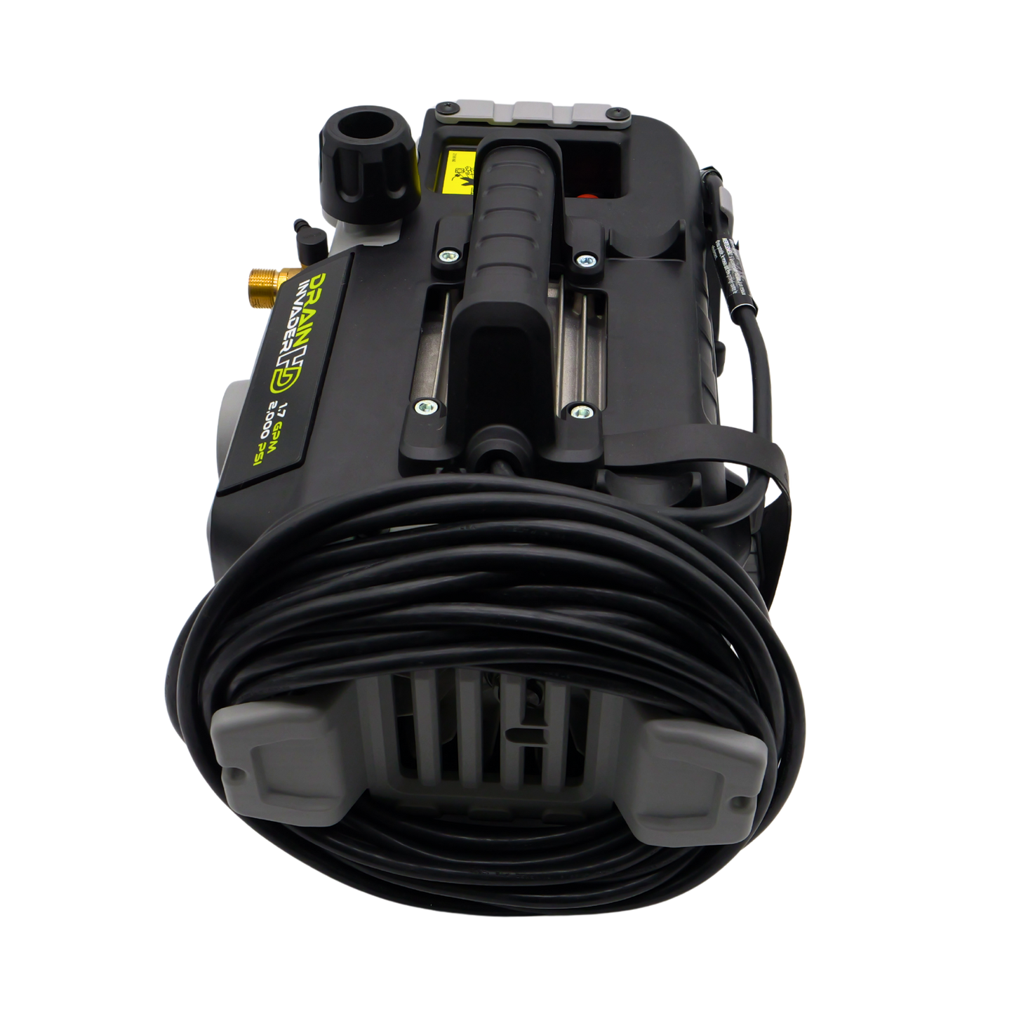 Drain Invader HD - Hand Carry Electric Sewer Jetter 2000 PSI, 1.7 GPM with Heavy Duty Pump