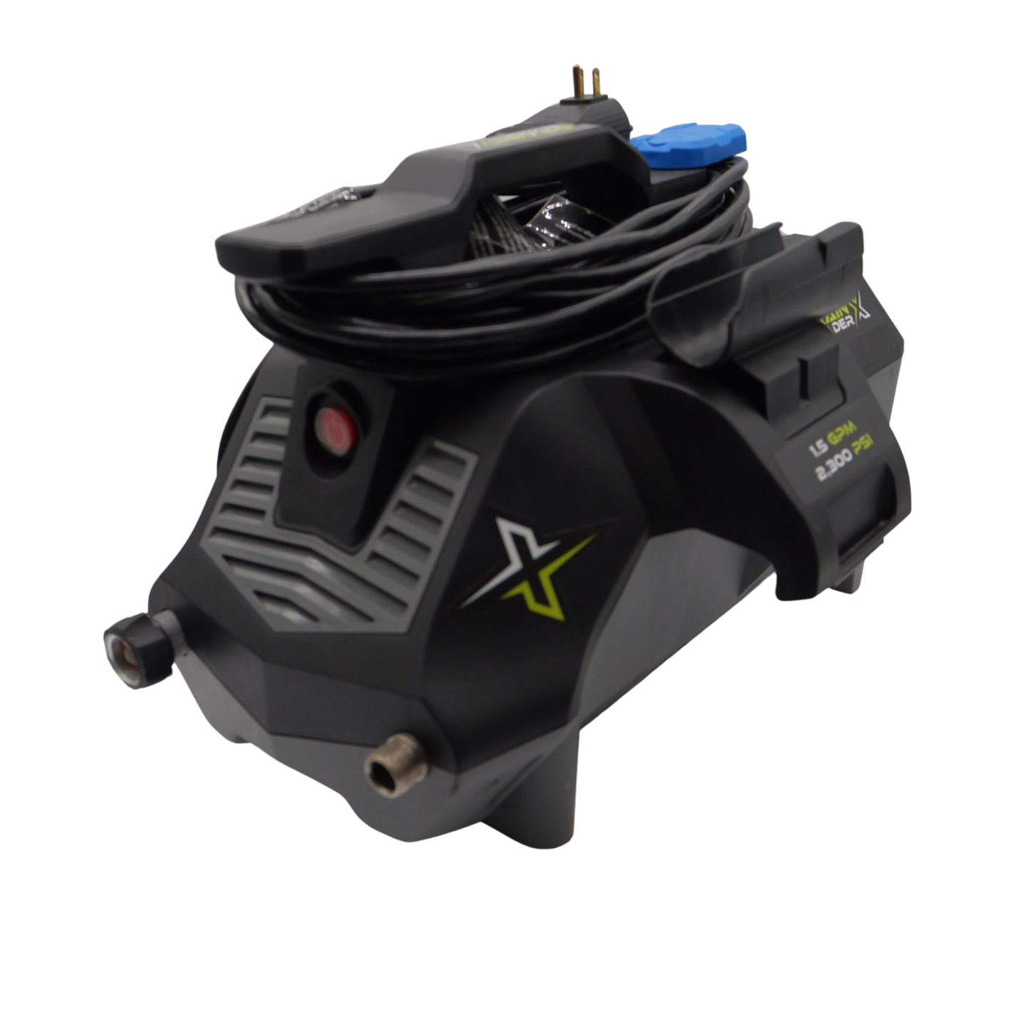 Drain Invader X- Hand Carry Electric Sewer Jetter 2300 PSI, 1.5 GPM w/ Induction Motor (Includes 2-Wheel Cart)