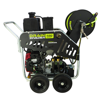 Drain Invader PRO 4007 Honda® Hydro Jetter 4000 PSI, 7.5 GPM, 688cc