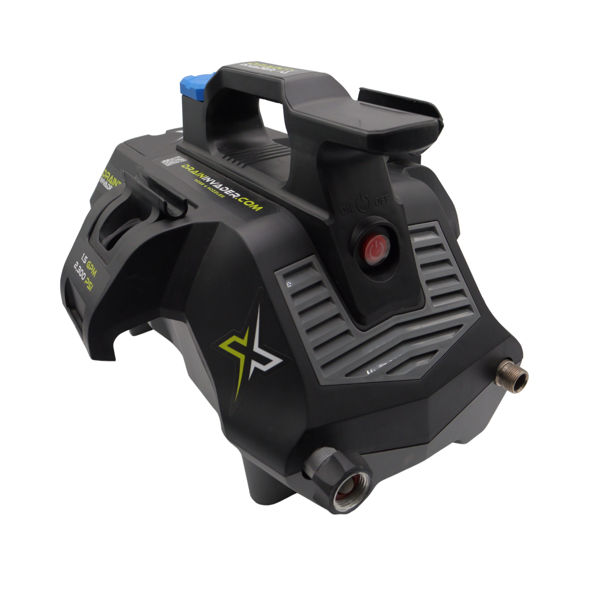 Hand Carry Electric Sewer Jetter with Heavy Duty Pump | Drain Invader