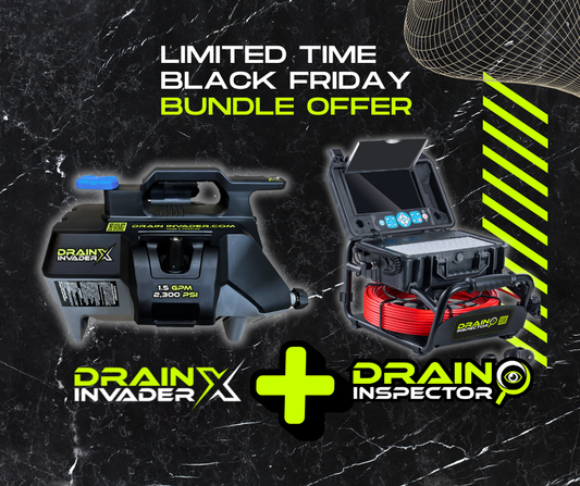 Drain Invader X + Inspector - Black Friday Bundle (See Final Price In Cart)