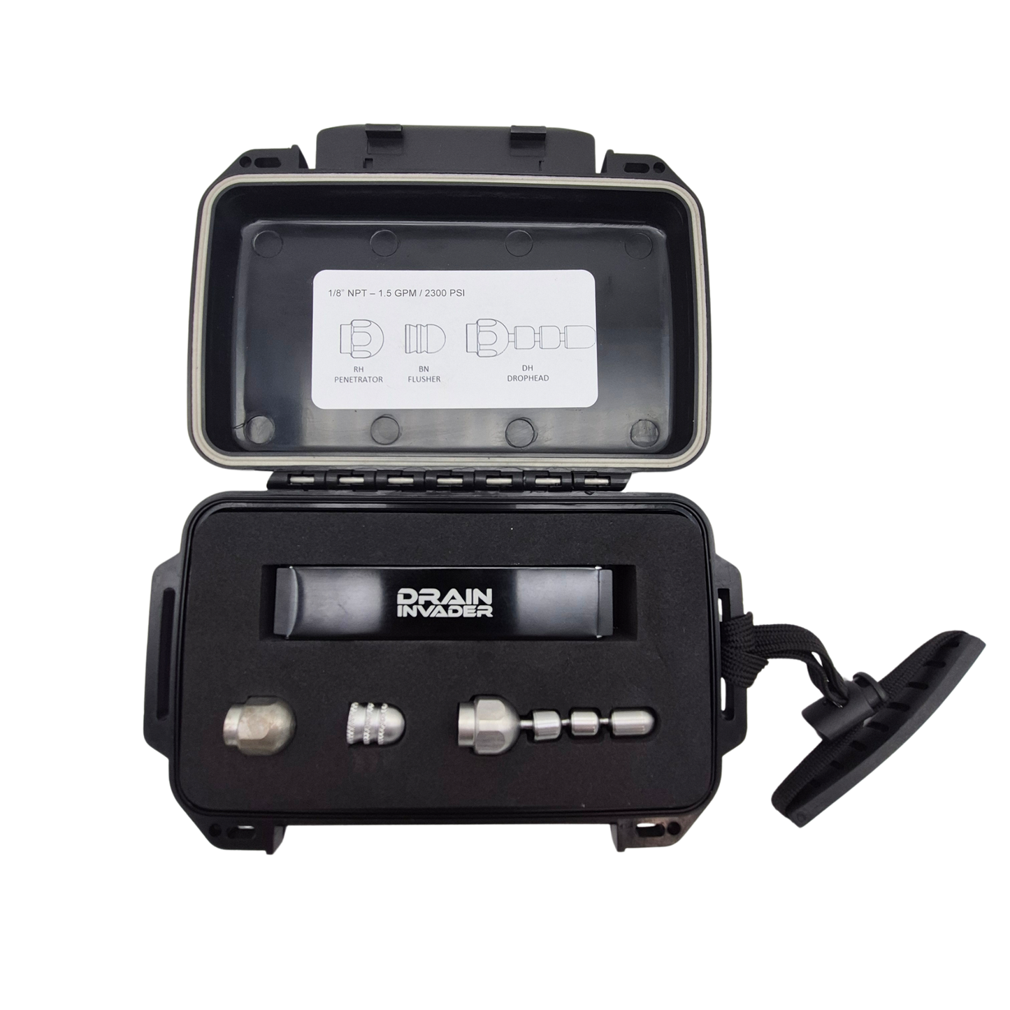 Drain Invader X- Hand Carry Electric Sewer Jetter 2300 PSI, 1.5 GPM w/ Induction Motor (Includes 2-Wheel Cart)