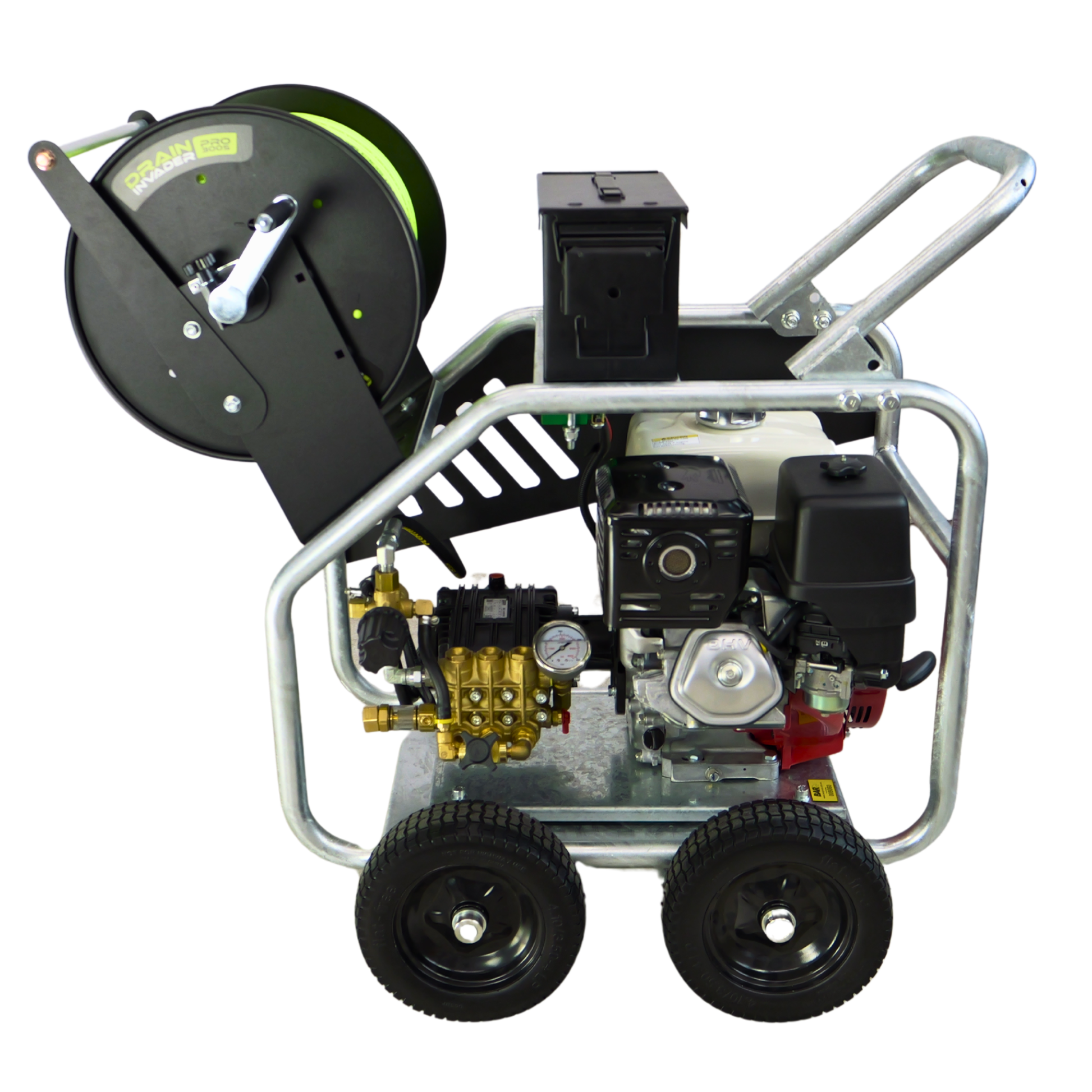 Drain Invader PRO 3005 Honda Hydro Jetter 3000 PSI 5 GPM 389cc Side View 10