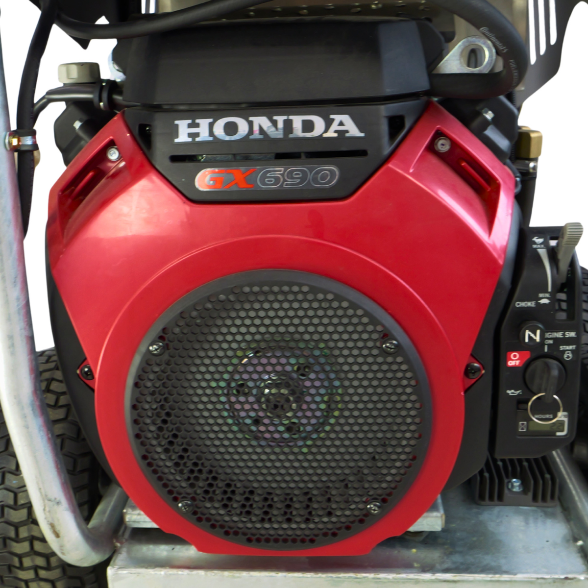 Honda Engine Close Up onthe Drain Invader PRO 4007 Hydro Jetter