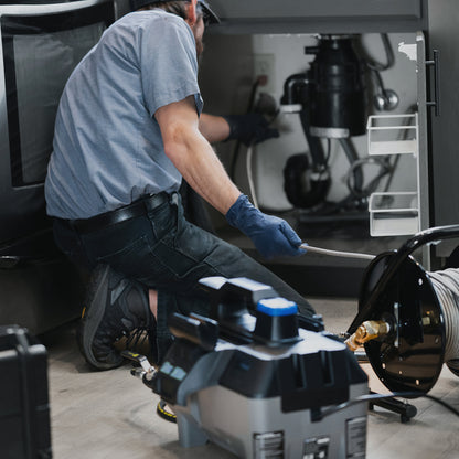 Drain Jetter in Action