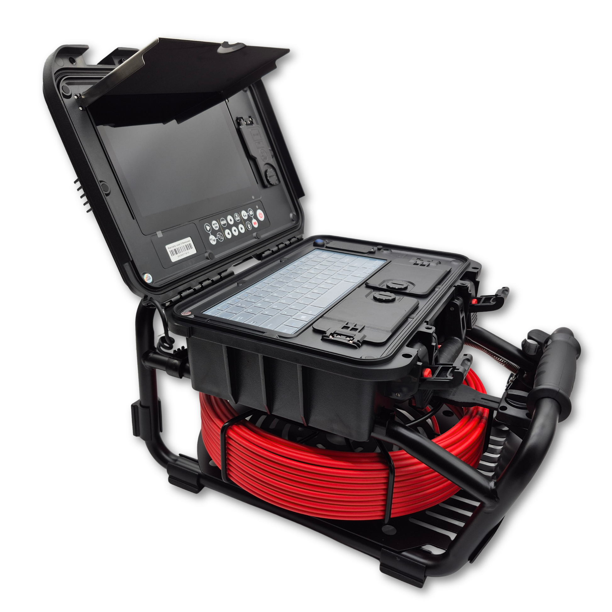 Front Screen View of Drain Inspector Sewer Camera