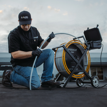 SpeedCut Pro Flex Shaft Being Used Outside