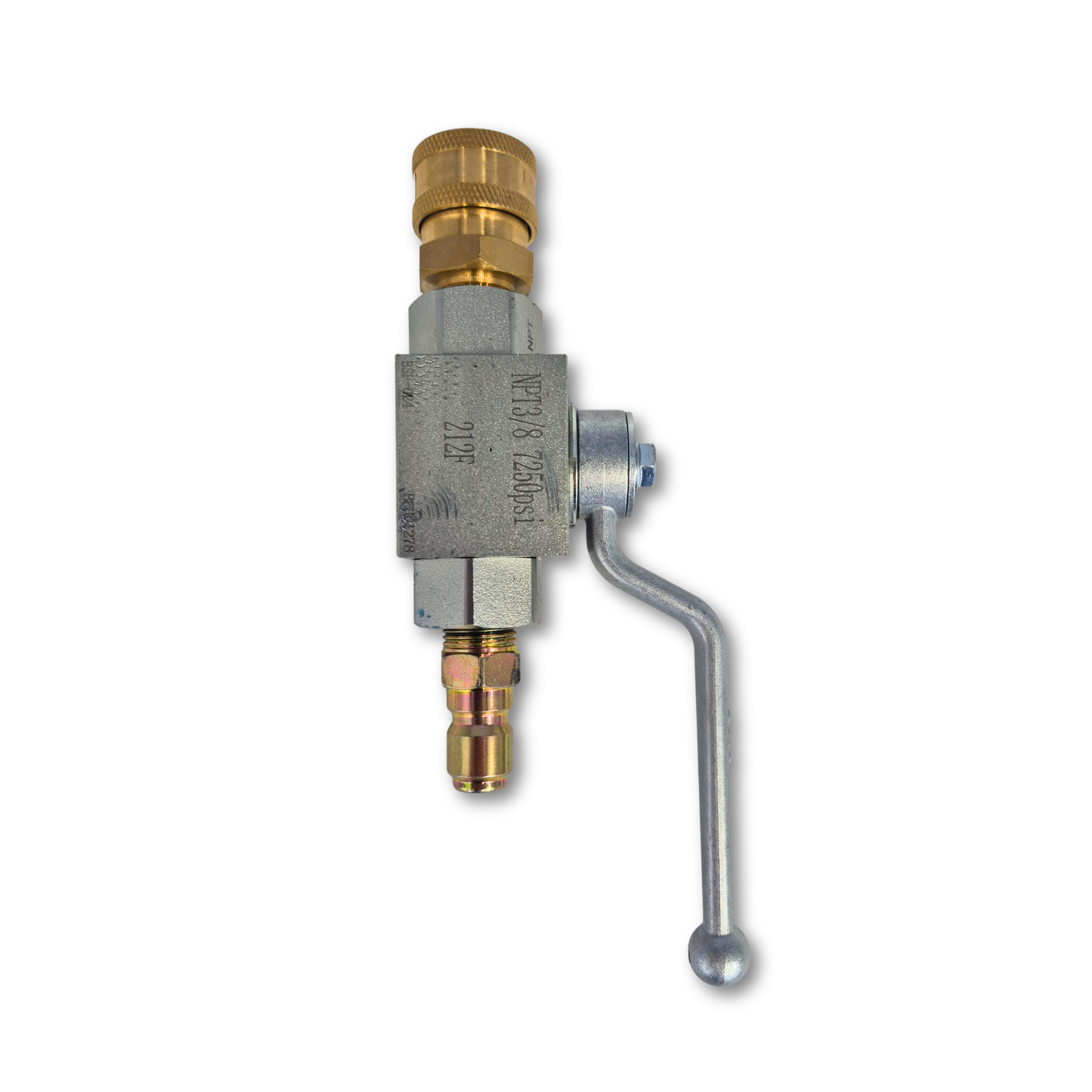 Valve on Drain Invader Heavy Duty Deluxe Folly-Mounted Hose Reel 