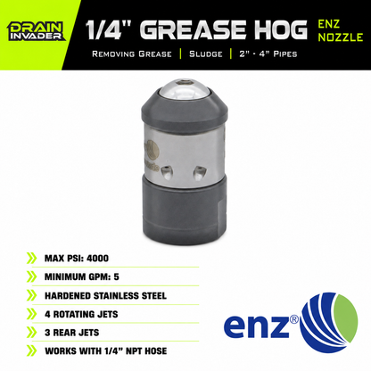 1/4" Grease Hog Nozzle